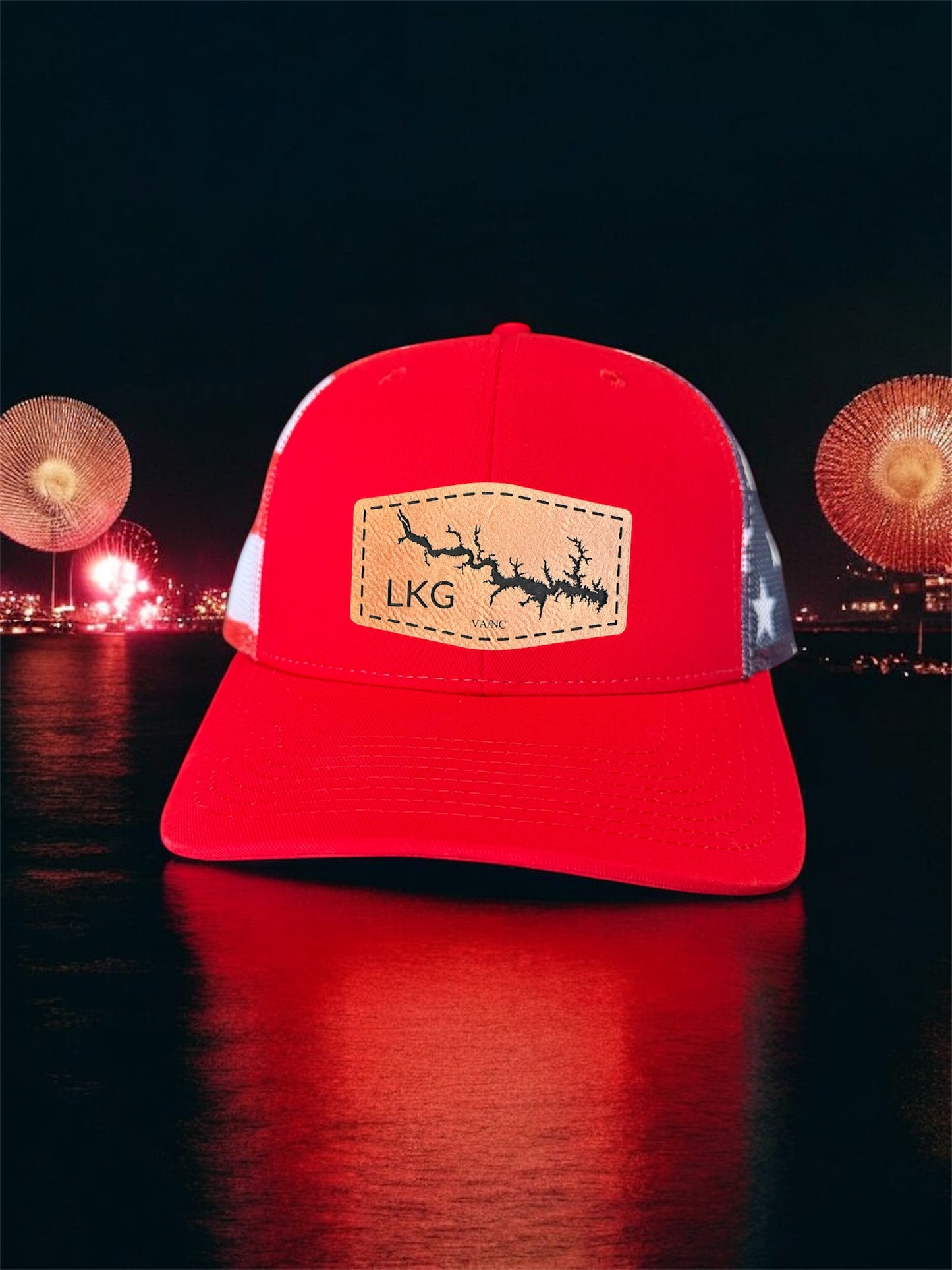 Lake Gaston Lake Outline Hat
