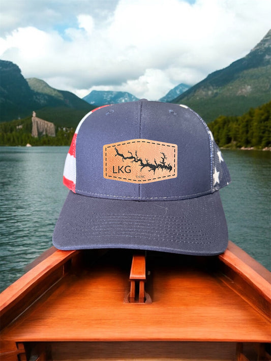 Lake Gaston Lake Outline Hat