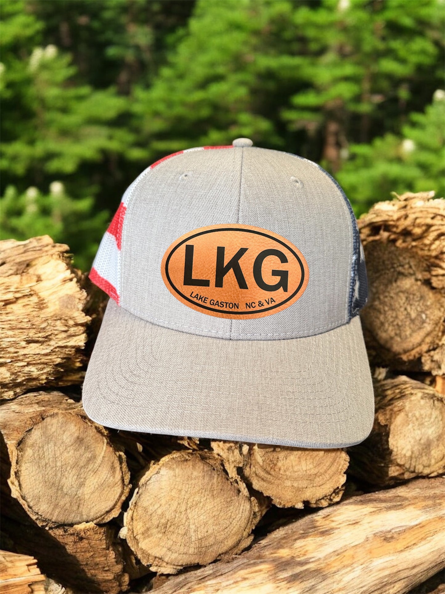 Lake Gaston "LKG" Patch Hat