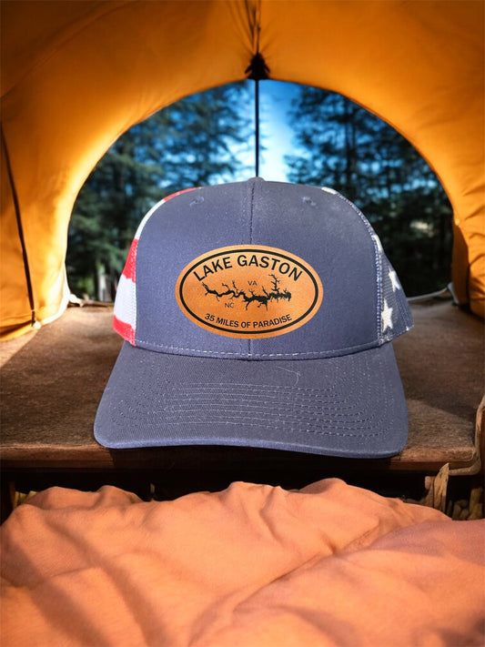 Lake Gaston Oval Design Hat