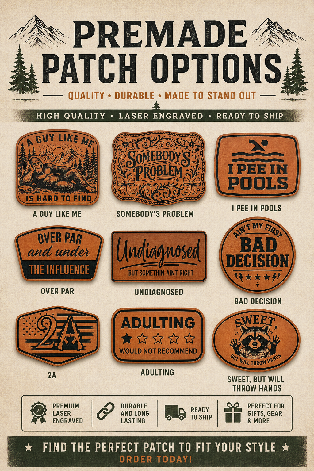 Premade Patches
