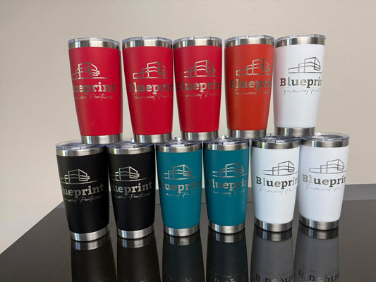 20oz Tumblers with Magnetic Slide Lids