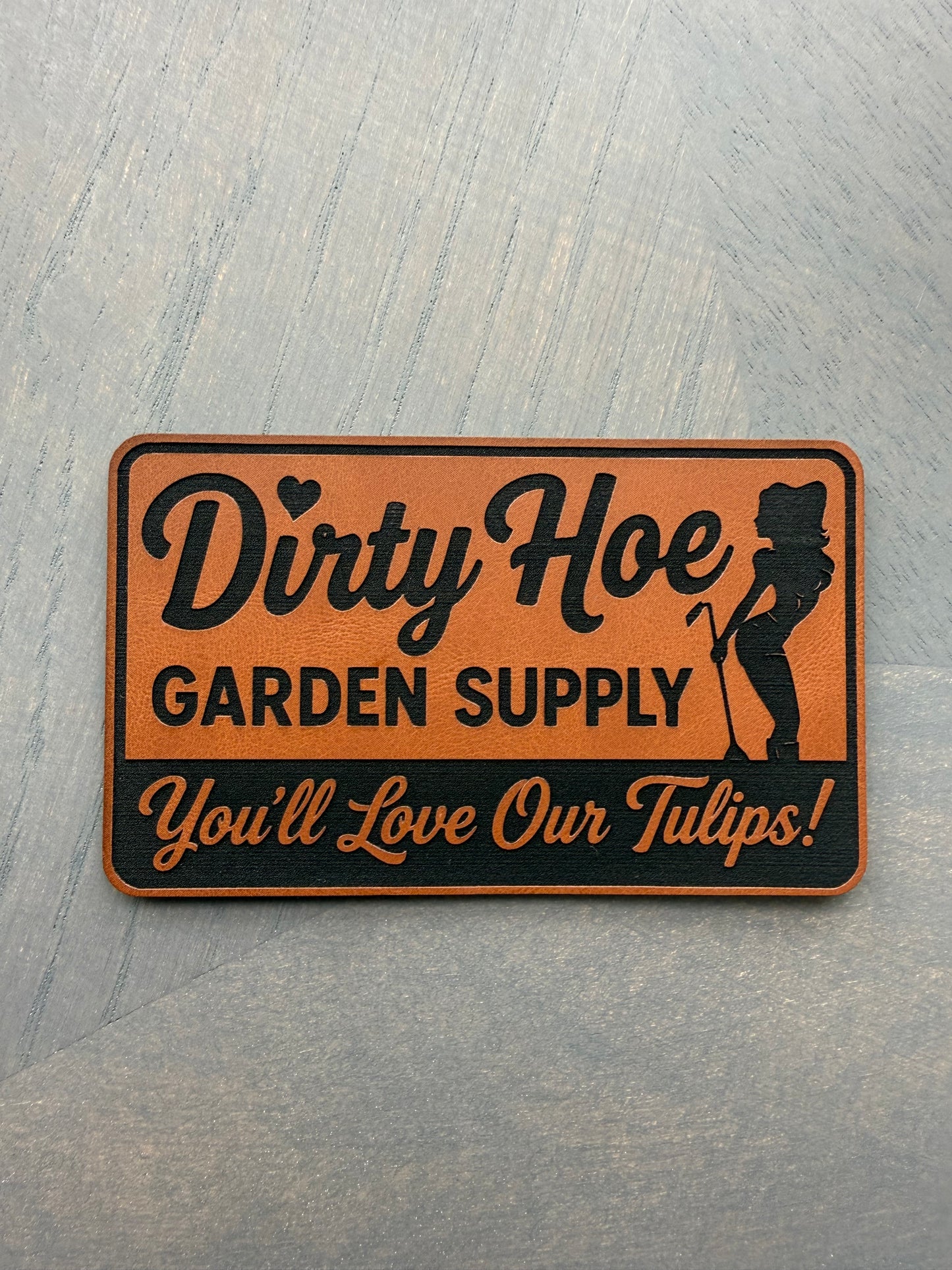 Dirty Hoe Garden Supply Patch