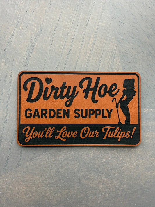Dirty Hoe Garden Supply Patch
