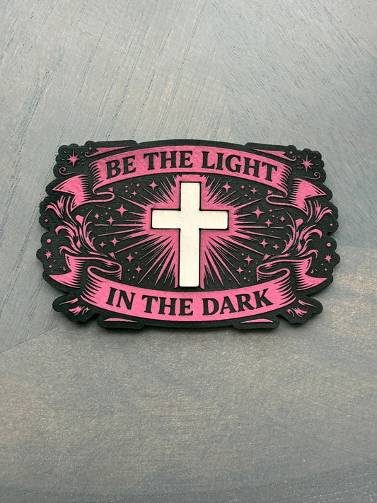 Be the Light Patch (Glow in the Dark inset Cross)