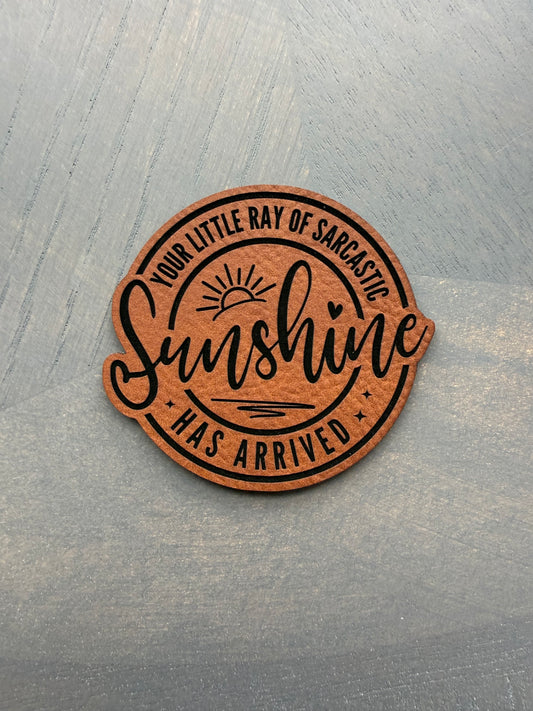 Sarcastic Ray of Sunshine Patch