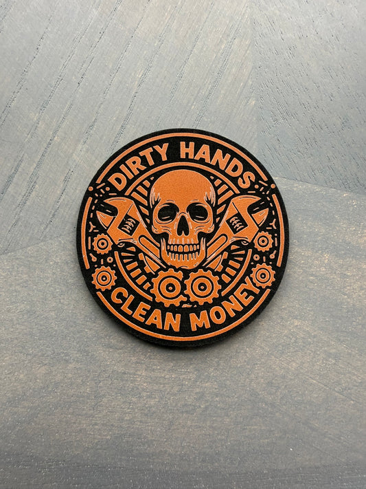 Dirty Hands Clean Money Patch