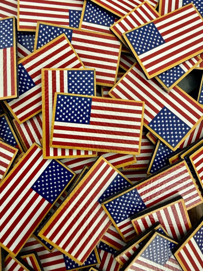 USA Flag Patches - Small